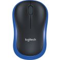 Мышь Logitech M186 (черный/синий)