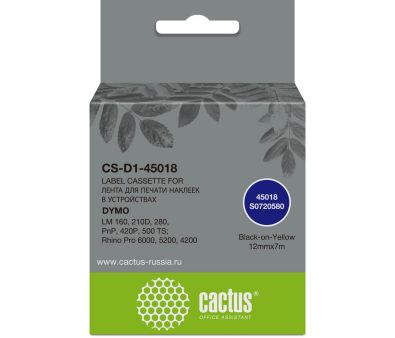   Cactus CS-D1-45018 45018 /  Dymo LM 160, 210D, 280, PnP, 420P, 500 TS; Rhino Pro 6000, 5200, 4200