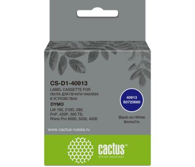   Cactus CS-D1-40913 40913 /  Dymo LM 160, 210D, 280, PnP, 420P, 500 TS; Rhino Pro 6000, 5200, 4200