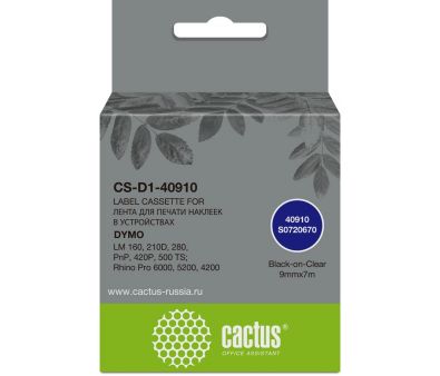   Cactus CS-D1-40910 40910 /  Dymo LM 160, 210D, 280, PnP, 420P, 500 TS; Rhino Pro 6000, 5200, 4200