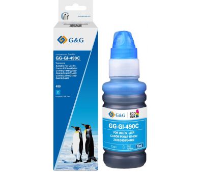  G&G GG-GI-490C GI-490  70  Canon Pixma G1400/G2400/G3400/G4400