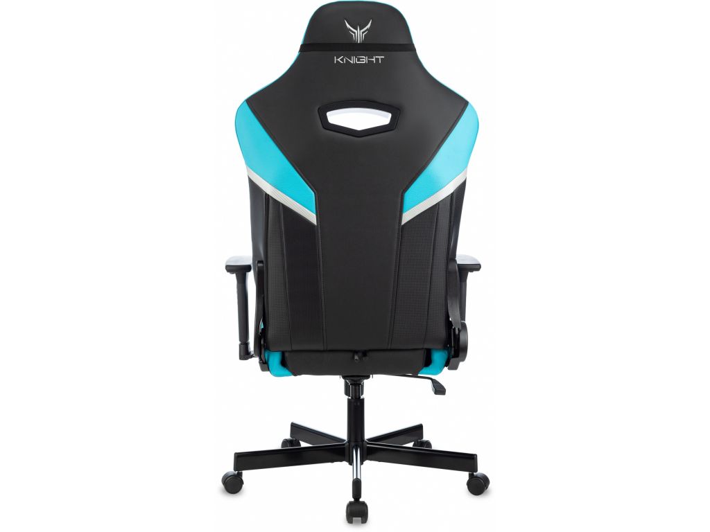 Игровое (геймерское) кресло Knight Thunder 5X (черный/голубой)