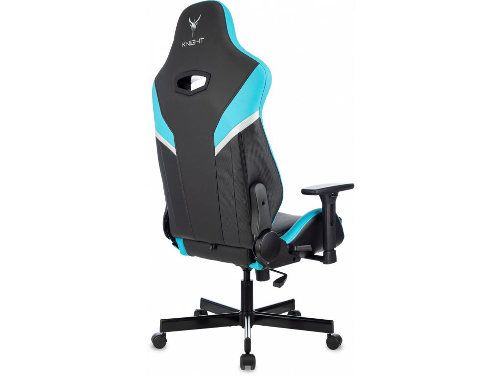 Игровое (геймерское) кресло Knight Thunder 5X (черный/голубой)