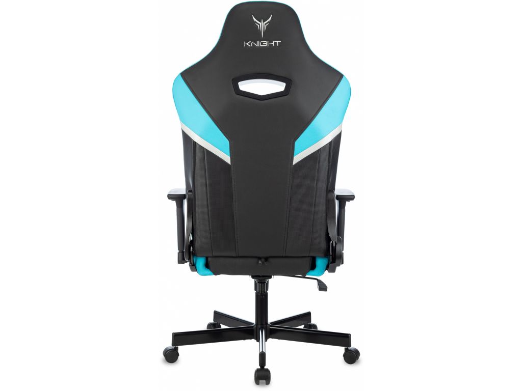 Игровое (геймерское) кресло Knight Thunder 5X (черный/голубой)