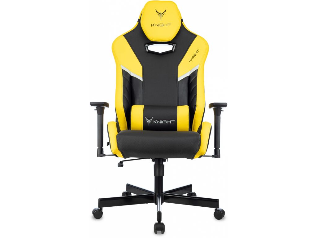 Игровое (геймерское) кресло Knight Thunder 5X (черный/желтый)