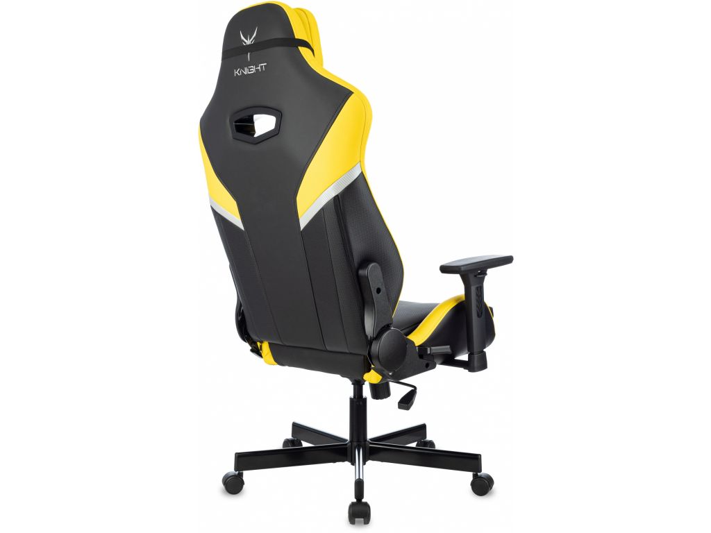 Игровое (геймерское) кресло Knight Thunder 5X (черный/желтый)