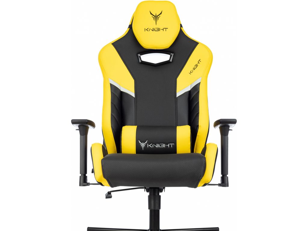 Игровое (геймерское) кресло Knight Thunder 5X (черный/желтый)