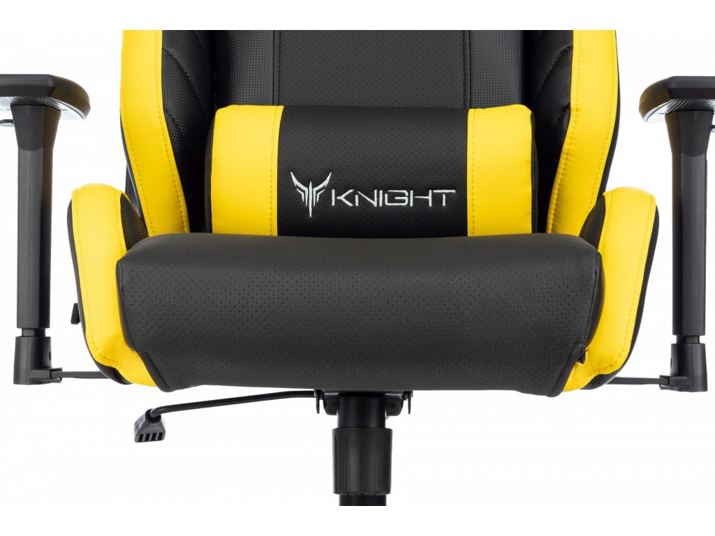 Игровое (геймерское) кресло Knight Thunder 5X (черный/желтый)