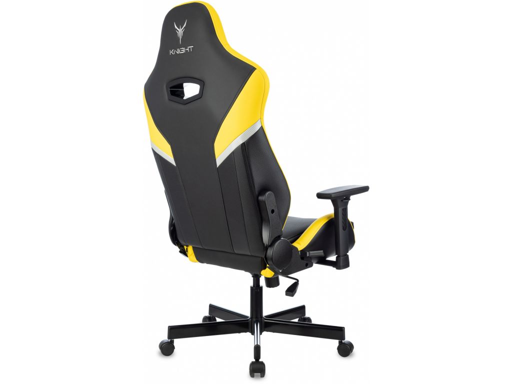 Игровое (геймерское) кресло Knight Thunder 5X (черный/желтый)