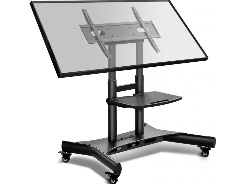 Подставка для телевизора Onkron TS1380 черный 50"-83" макс.74.5кг напольный мобильный