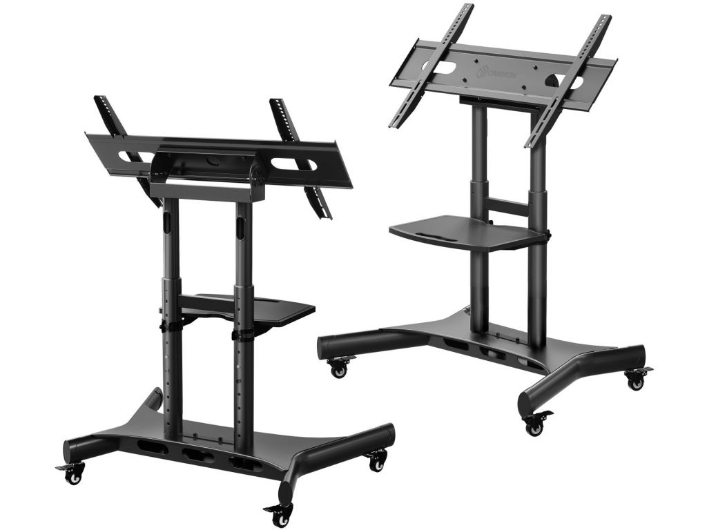 Подставка для телевизора Onkron TS1380 черный 50"-83" макс.74.5кг напольный мобильный