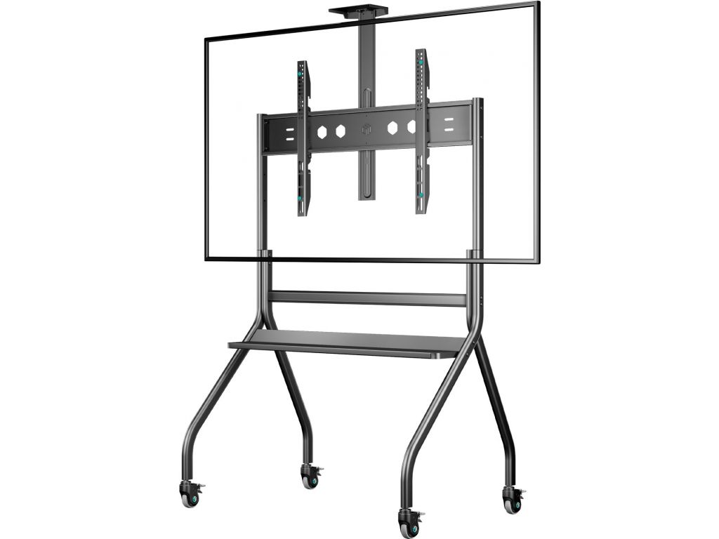 Подставка для телевизора Onkron TS2080 черный 60"-120" макс.150кг напольный мобильный