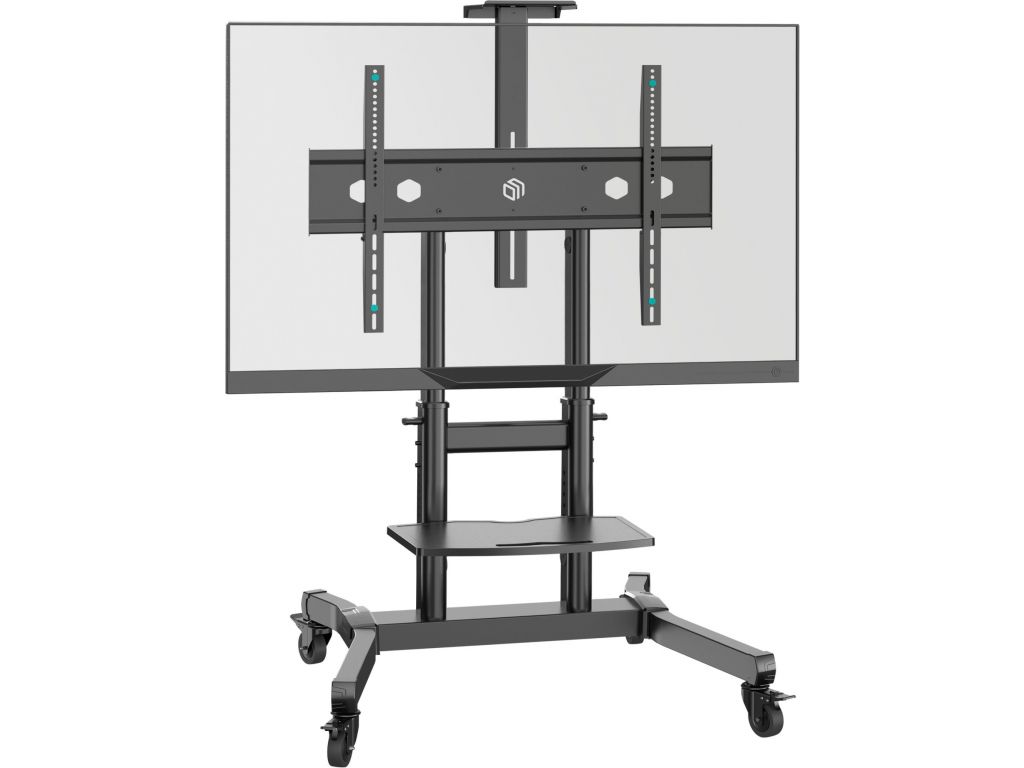Подставка для телевизора Onkron TS1891 черный 50"-90" макс.100кг напольный мобильный