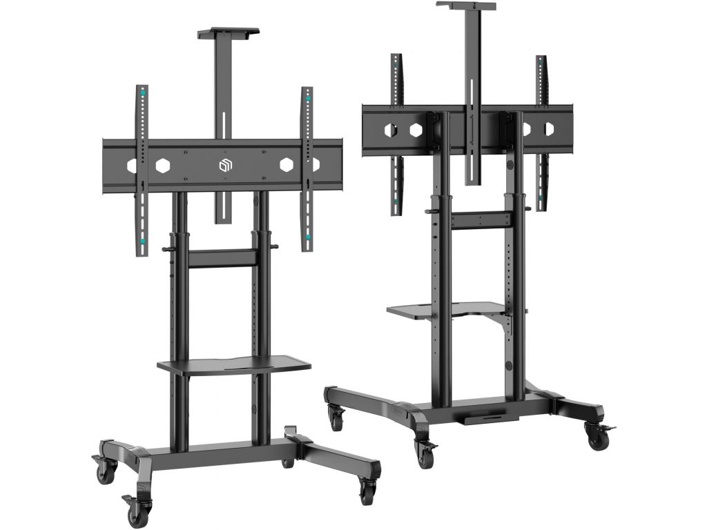 Подставка для телевизора Onkron TS1891 черный 50"-90" макс.100кг напольный мобильный