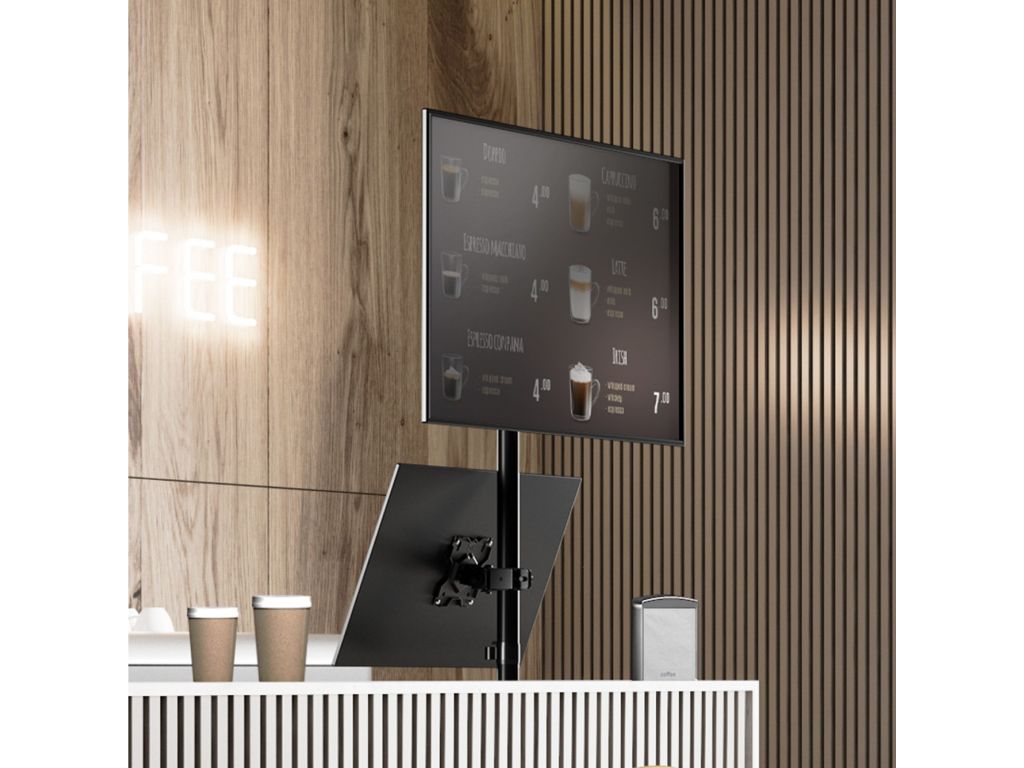 Кронштейн для мониторов Onkron D208E черный 13"-34" макс.16кг настольный поворот и наклон