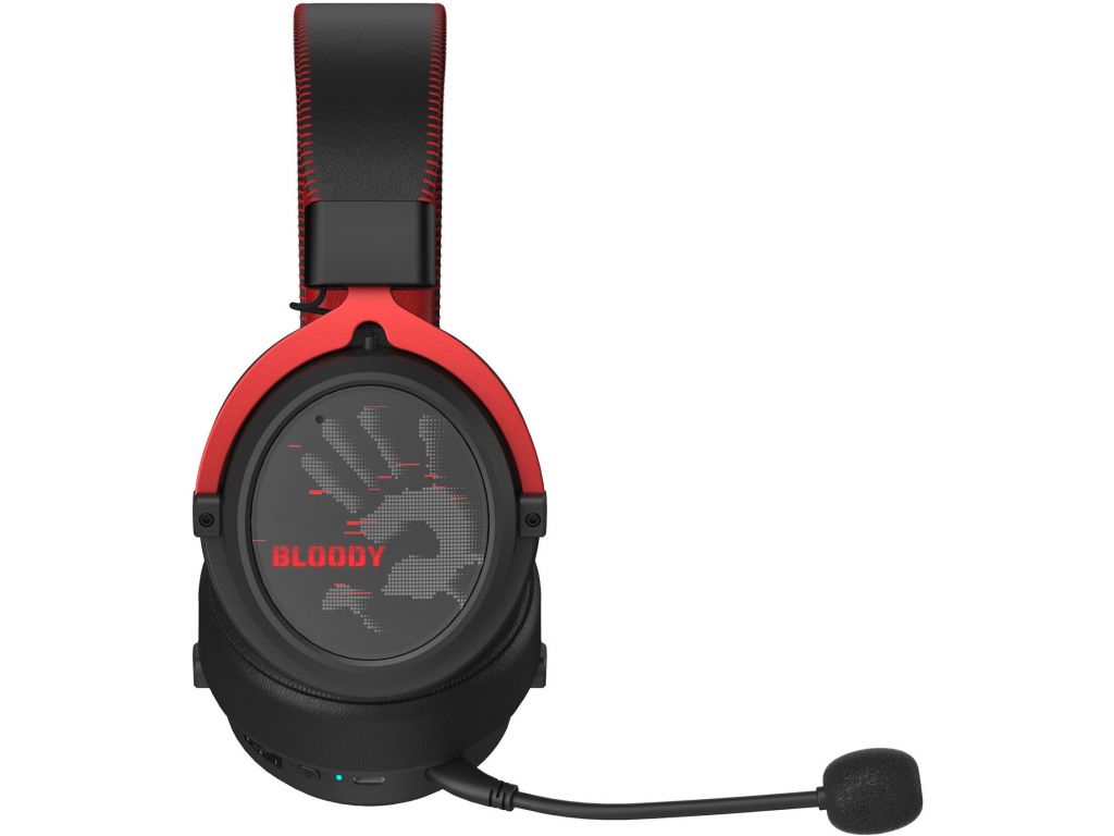 Наушники A4Tech Bloody MR590 Sports (черный/красный)