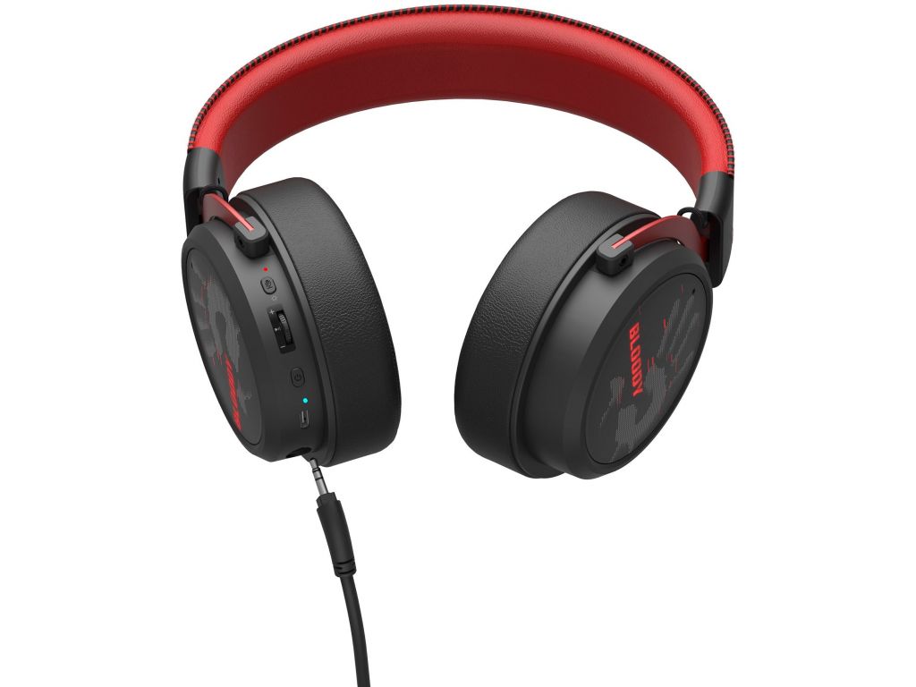 Наушники A4Tech Bloody MR590 Sports (черный/красный)
