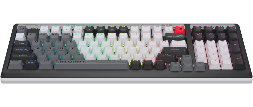 Клавиатура A4Tech Bloody B950 (черный/серый, Light Strike Libra Brown)