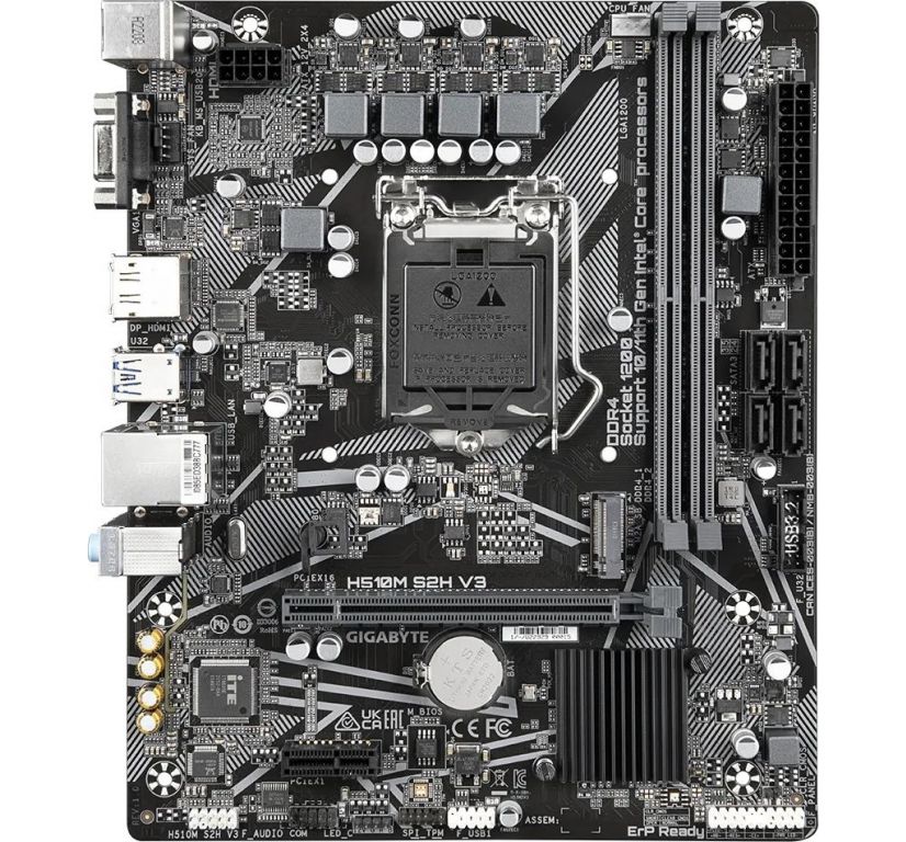 Материнская плата Gigabyte H510M S2H V3 (rev. 1.0)