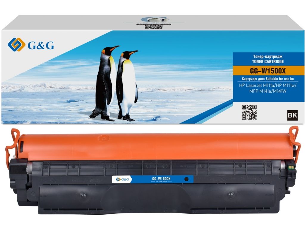 Картридж лазерный G&G GG-W1500X W1500X черный (2000стр.) для HP LaserJet M111a/M111w/MFP M141a/M141W