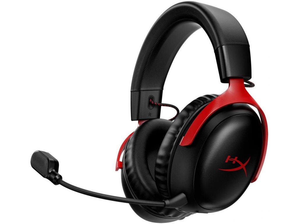 Наушники HyperX Cloud III Wireless (черный/красный)