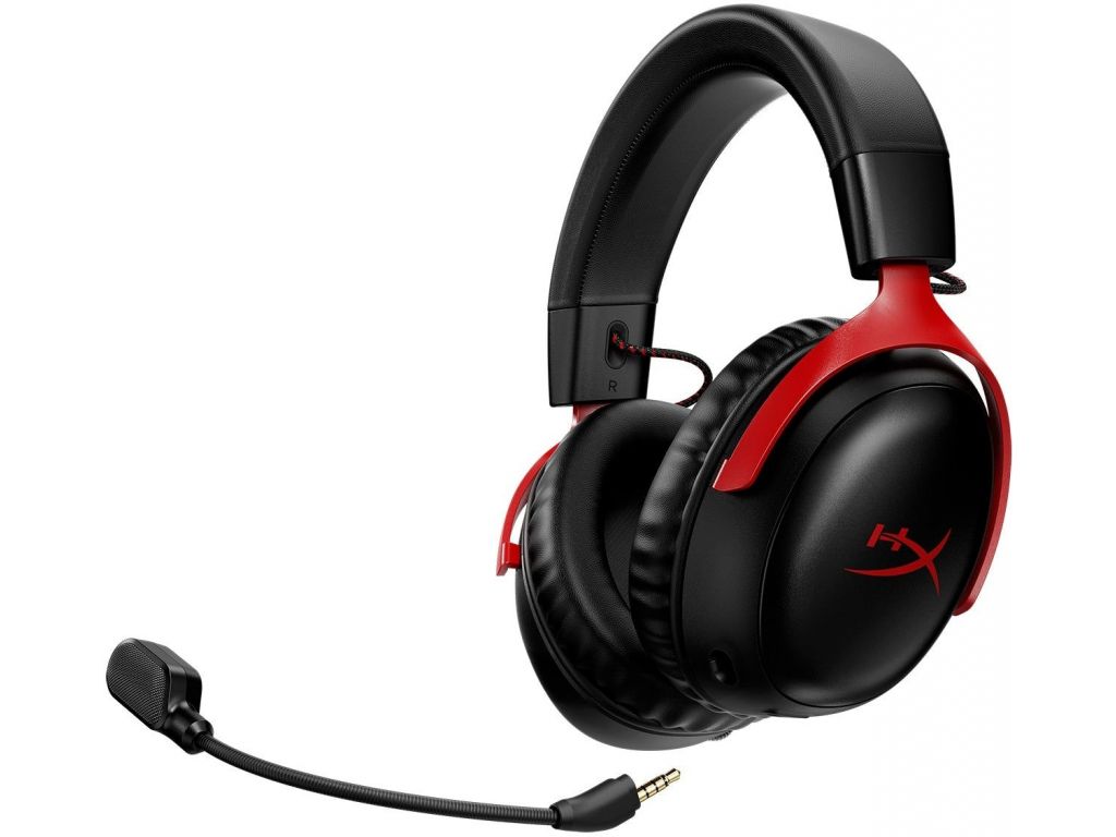 Наушники HyperX Cloud III Wireless (черный/красный)