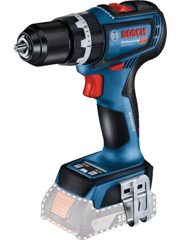 Ударная дрель-шуруповерт Bosch GSB 18V-90 C Professional 06019K6100 (без АКБ)