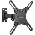 Кронштейн для телевизора Kromax CORBEL-4 черный 15"-42" макс.25кг настенный поворот и наклон