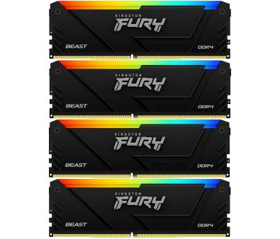   Kingston FURY Beast RGB 4x32 DDR4 3600  KF436C18BB2AK4/128