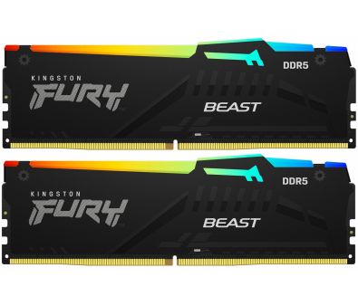   Kingston FURY Beast RGB 2x32 DDR5 5200 KF552C36BBEAK2-64