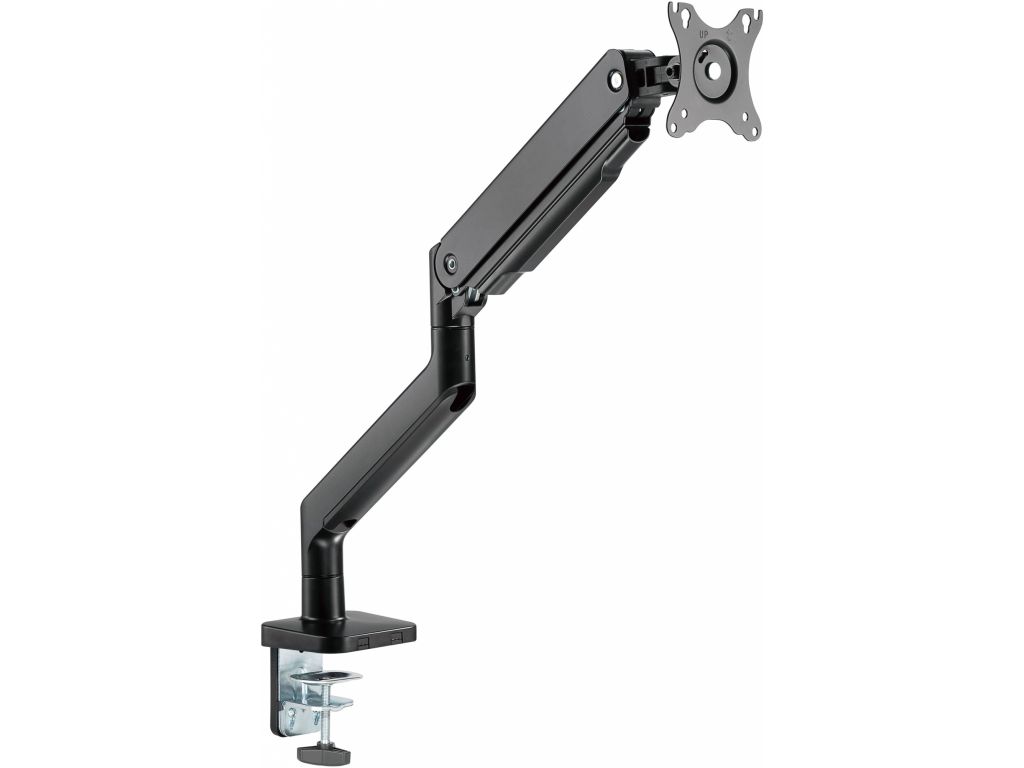 Кронштейн для мониторов Ultramounts UM730 черный 17"-45" макс.16кг крепление к столешнице поворот и наклон