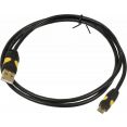 Кабель USB2.0 2A Smooth Connector USB A (m)/micro USB B (m) 1м Позолоченные контакты