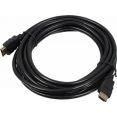 Кабель аудио-видео High Speed ver.1.4 HDMI (m)/HDMI (m) 5м. Позолоченные контакты черный