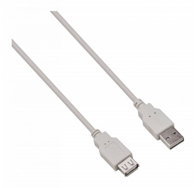 Кабель-удлинитель USB2.0 Buro Reversible USB A (m)/USB A (f) 1.8м