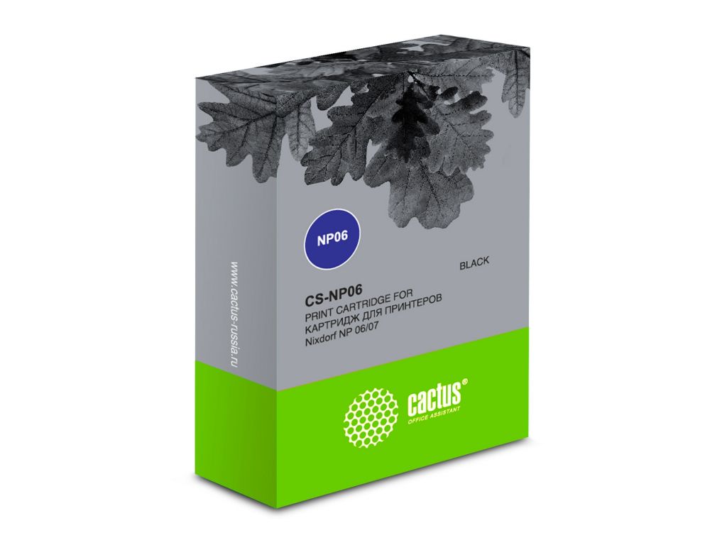 Картридж матричный Cactus 1750076156 CS-NP06 черный для Nixdorf NP 06