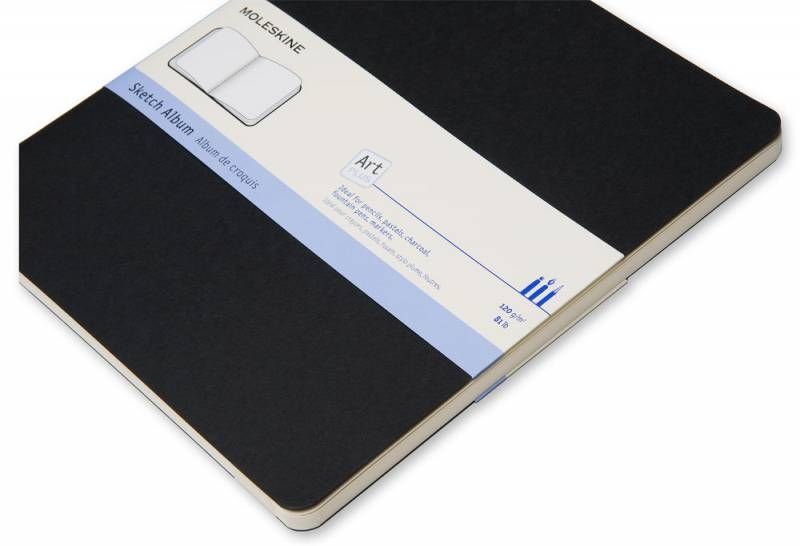 Блокнот для рисования Moleskine CAHIER SKETCH ALBUM 190x190мм обложка картон 88стр. черный