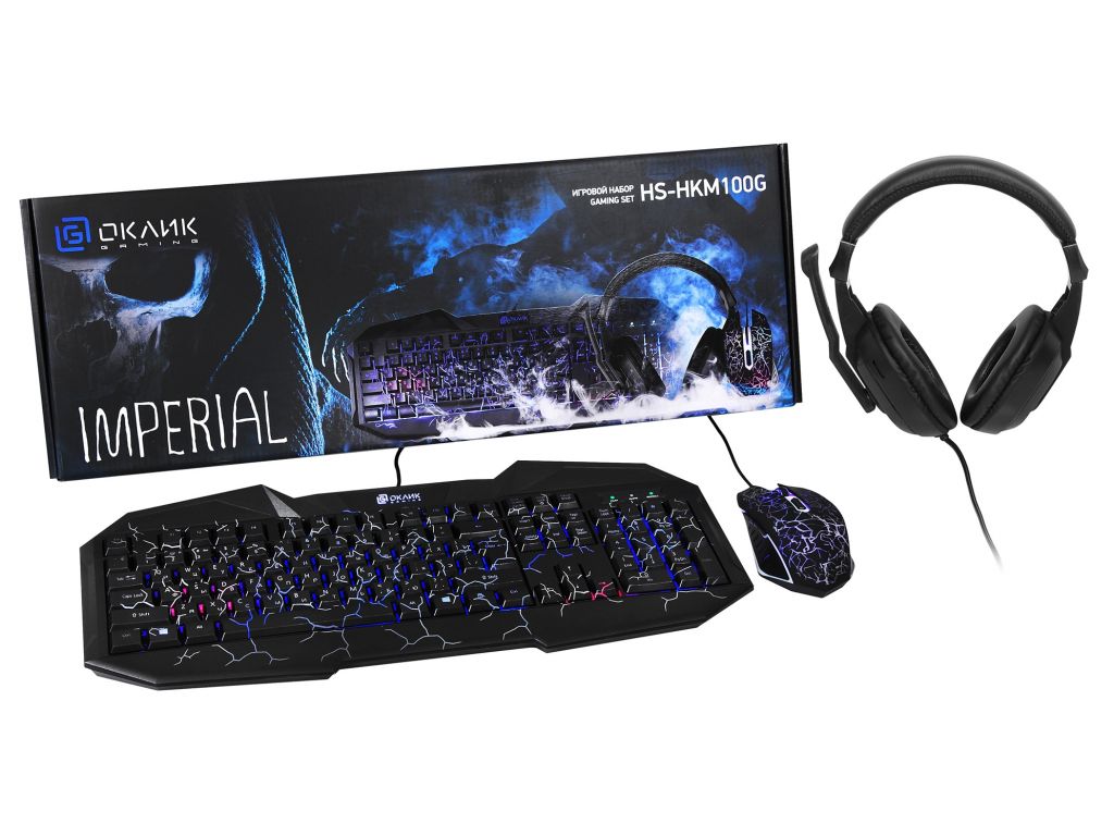 Игровой набор Оклик HS-HKM100G IMPERIAL (489352)