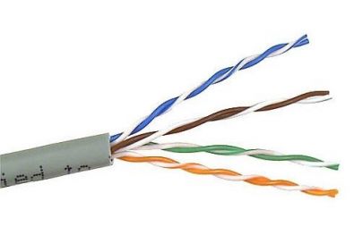 Кабель информационный Lanmaster TWT-5EUTP-XS кат.5е U/UTP не экранированный 4X2X24AWG PE внутренний 305м серый