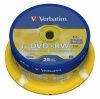DVD-R диск Verbatim 4.7Gb 16x Verbatim DLP Matt Silver по 10 шт. CakeBox 043498