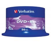 DVD+R  Verbatim 4.7Gb 16x DLP Matt Silver  50 . CakeBox 043550