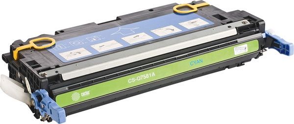 Картридж CACTUS CS-Q7581A (аналог HP Q7581A)