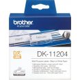 Этикетки Brother DK11204 для Brother QL-500 (400шт) 17x54mm