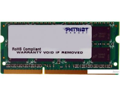   Patriot Signature 4GB DDR3 SO-DIMM PC3-10600 (PSD34G13332S)