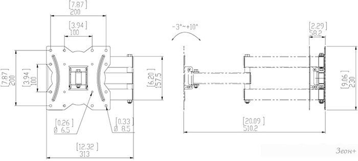 Кронштейн Benatek LCD-33B