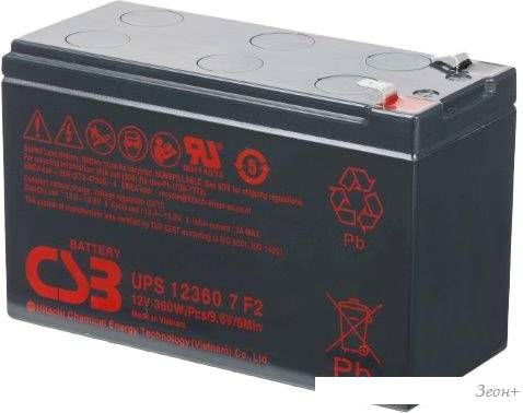 Аккумулятор для ИБП CSB UPS123607 F2 (12В/7.5 А·ч)