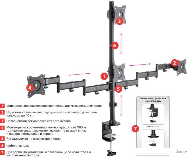 Кронштейн Arm Media LCD-T16