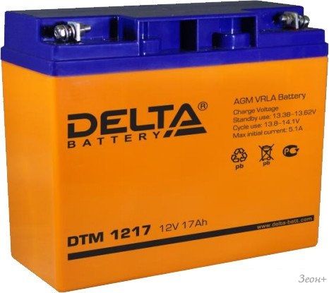 Аккумулятор для ИБП Delta DTM 1217 (12В/17 А·ч)