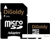   DiGoldy microSDHC (Class 10) 32GB +  [DG032GCSDHC10-AD]