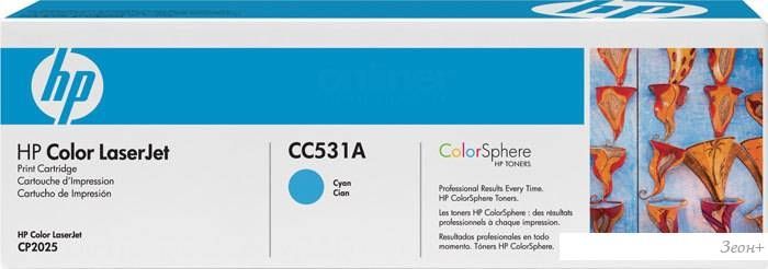 Картридж HP CC531A