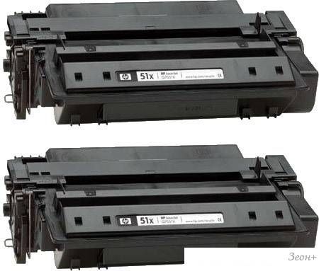 Картридж HP 51x (Q7551XD) 2 шт.